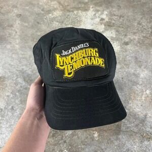 Vintage Black and yellow Jack Daniels Lynchburg Lemonade trucker hat